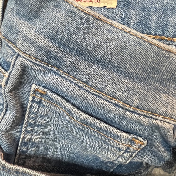 Levi's® Jeans Sculpt Hyperstretch Mile High Skinny Light Wash Stretch Zip Fly - Picture 4 of 9